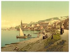 View of Port Bannatyne on the Isle of Bute, Scotland, c. 1900