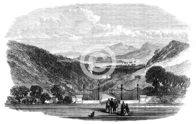 View of Porto Ferrajo, from the Villa San Martino, Elba, 1868. Creator: Unknown.