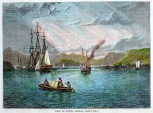 View of Punta Arenas, Costa Rica, c1880