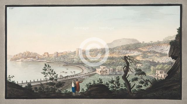 View of Puzzoli taken from the spot represented in Plate XIII, 1776.
