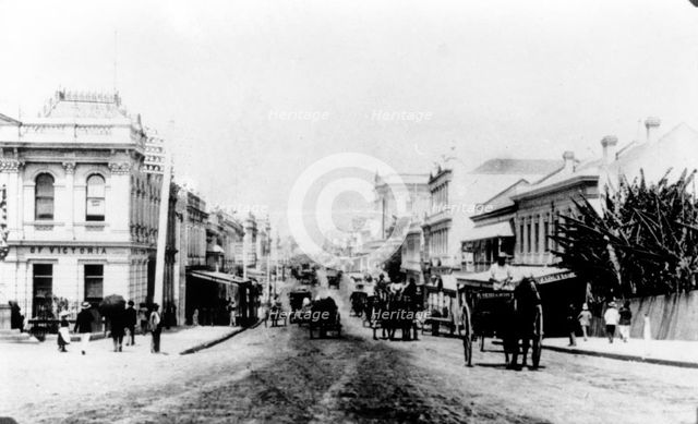 View of Queen Street, Brisbane, c1888. Creator: Unknown.