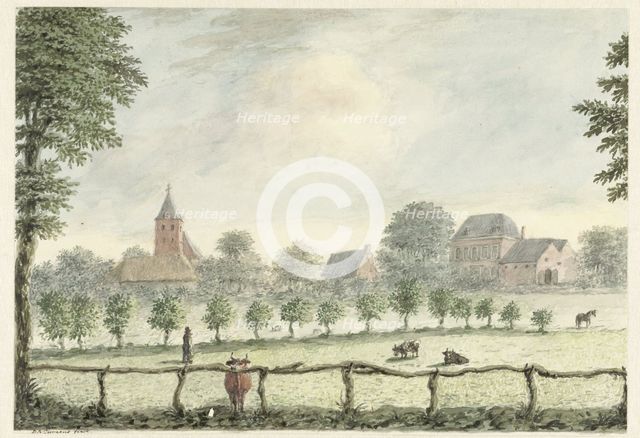 View of Renkum, 1825. Creator: D.A. Clemens.