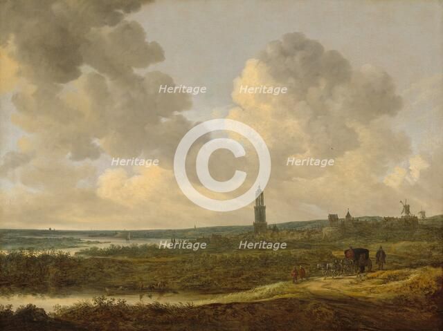 View of Rhenen, 1646. Creator: Jan van Goyen.