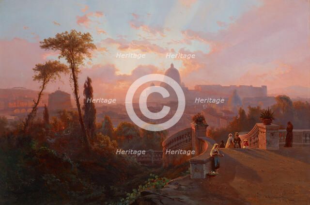 View of Rome, 1862. Creator: Johann Hermann Carmiencke.