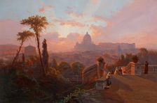 View of Rome, 1862. Creator: Johann Hermann Carmiencke