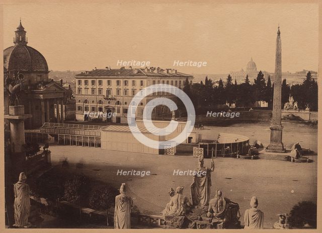 View of Rome, c. 1860. Creator: Unidentified Photographer.