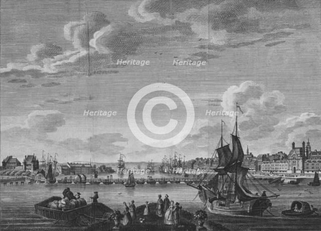 'View of Rouen', 1782. Artist: Unknown.