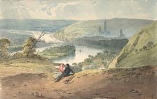 View of Rouen from St. Catherine’s Hill, 1821-22. Creator: Richard Parkes Bonington