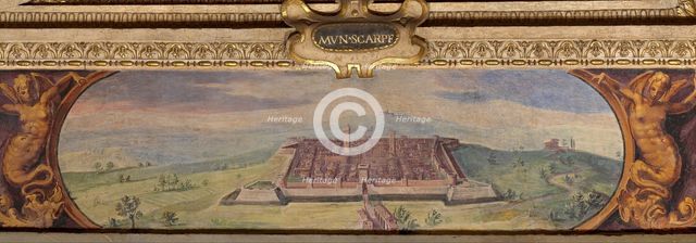 View of Scarperia, 1557-1558. Artist: Vasari, Giorgio (1511-1574)