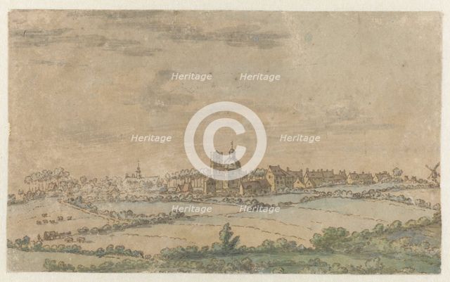 View of Scherpenheuvel, Flemish Brabant, c.1674. Creator: Josua de Grave.