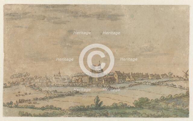 View of Scherpenheuvel, Flemish Brabant, c.1674. Creator: Josua de Grave.