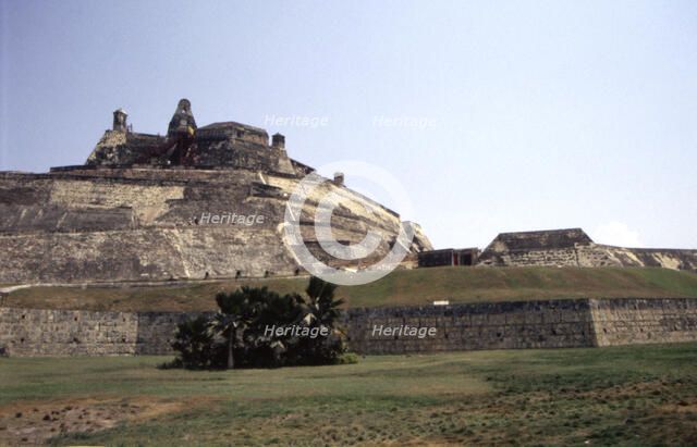 View of San Felipe de Barajas castle.