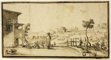 View of San Miniato and San Francesco al Monte Outside Florence, n.d. Creator: Valerio Spada