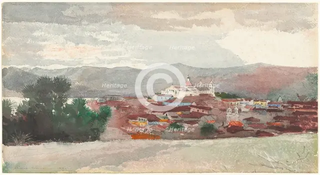 View of Santiago de Cuba, 1885. Creator: Winslow Homer.