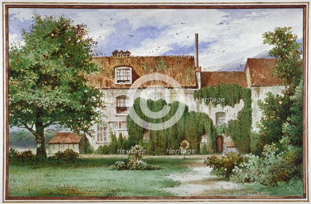 View of Sandford Manor House, Waterford Road, Chelsea, 1869.                                         Artist: Waldo Sargeant