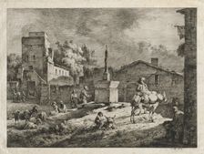 View of Saint-Andeol, 1774. Creator: Jean Jacques de Boissieu (French, 1736-1810)