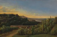 View of Saint-Cloud, Near the Seine, 1809. Creator: Alexandre Pau de St. Martin (French)