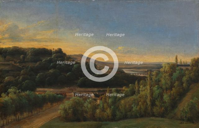 View of Saint-Cloud, Near the Seine, 1809. Creator: Alexandre Pau de St. Martin (French).