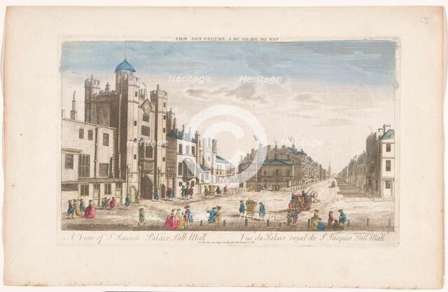 View of Saint James's Palace in London, 1753. Creator: Anon.