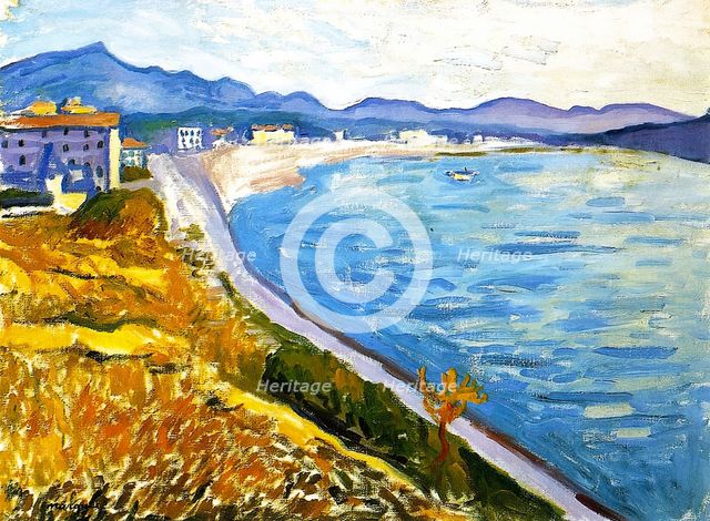 View of Saint-Jean-de-Luz, 1907. Creator: Albert Marquet.