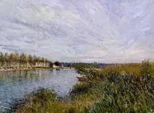View of Saint-Mammès, c1880. Creator: Alfred Sisley