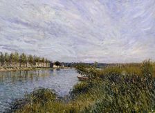 View of Saint-Mammès, c1880. Creator: Alfred Sisley