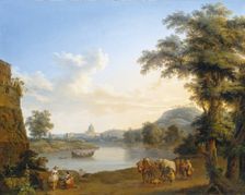 View of Saint Peter’s in Rome, 1774. Creator: Jacob Philip Hackert