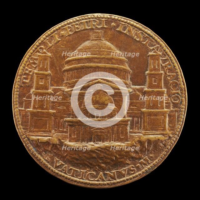 View of Saint Peter's [reverse], 1506. Creator: Cristoforo Foppa.