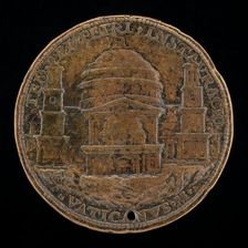 View of Saint Peter's [reverse], c. 1506. Creator: Cristoforo Foppa
