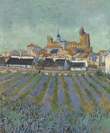 View of Saintes-Maries-de-la-Mer, 1888. Creator: Gogh, Vincent, van (1853-1890)