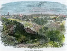View of Salem, Massachusetts USA, c1860