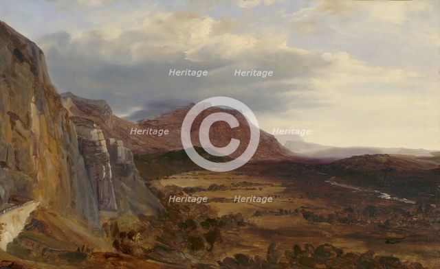 View of Saleve, near Geneva, 1834. Creator: Theodore Rousseau.