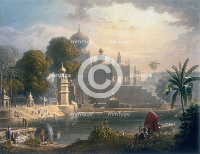 View of Sassoor in the Deccan, c1826-c1830.  Creator: Richard Gilson Reeve.