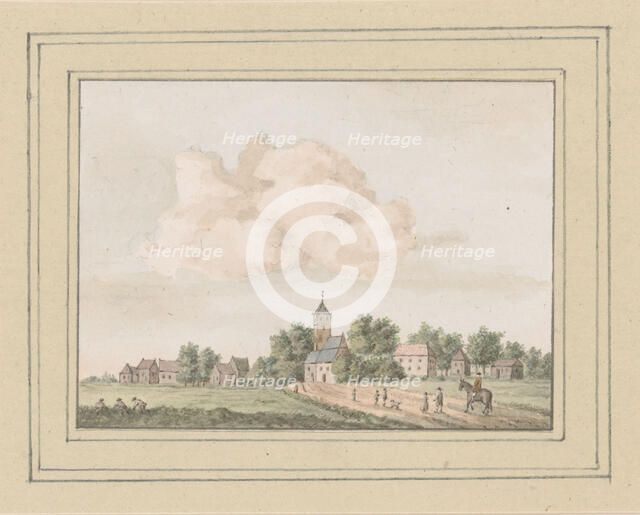 View of Serooskerke in Zeeland, in or after 1754-c. 1800. Creator: Anon.