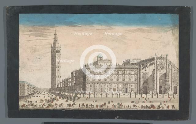 View of Sevilla Cathedral, 1745-1775. Creator: Anon.
