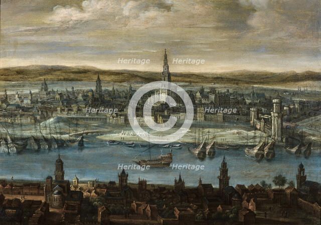 View of Seville, 1610-1620. Creator: Caullery, Louis, de (ca 1580-1621).