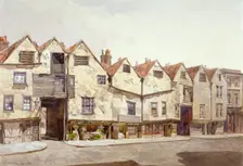 View of shops and houses, Bermondsey Street, Bermondsey, London, 1886. Artist: John Crowther