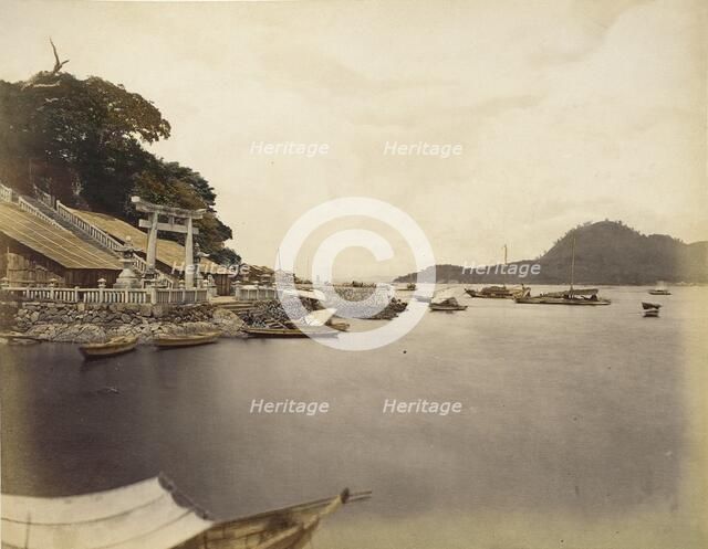 View of Shimonoseki, 1865. Creator: Unknown.