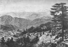 View of Simla, Western Himalayas c1891. Creator: James Grant