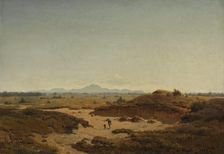 View of Siebengebirge, 1845. Creator: Hans Gude