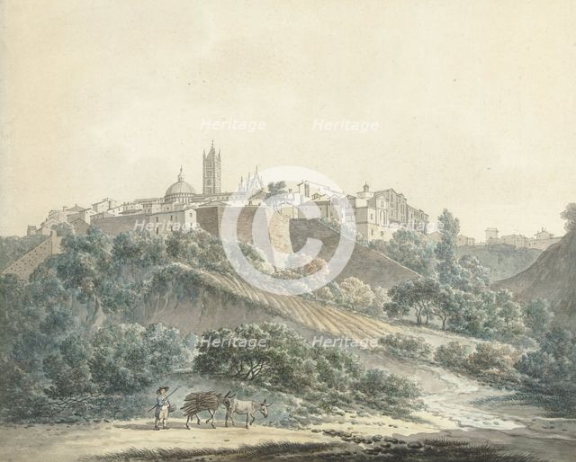 View of Siena, 1787. Creator: Daniel Dupré.