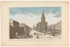 View of Somerset House and Saint Mary-le-Strand Church in London, 1722-after 1758. Creator: Nicolas Jean Baptiste Poilly