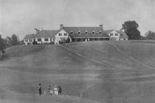 View of south front of clubhouse from the course, Oakland Golf Club, Bayside, New York, 1923