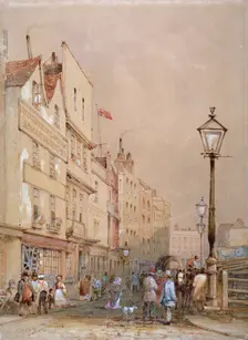 View of Smithfield Market, City of London, 1844. Artist: George Sidney Shepherd