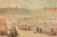 View of Smithfield Market, London, 1810