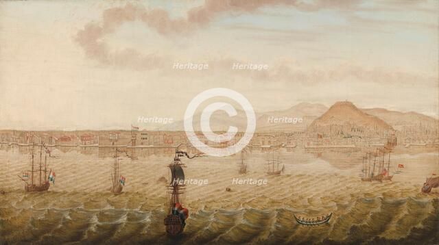 View of Smyrna (Izmir), 1779. Creator: N. Knop.