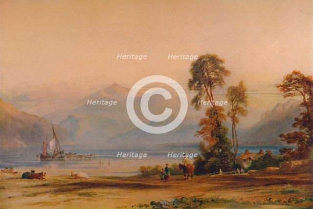 'View of Snowdon from Tremadoc', c1842, (1935). Artist: Anthony Vandyke Copley Fielding.