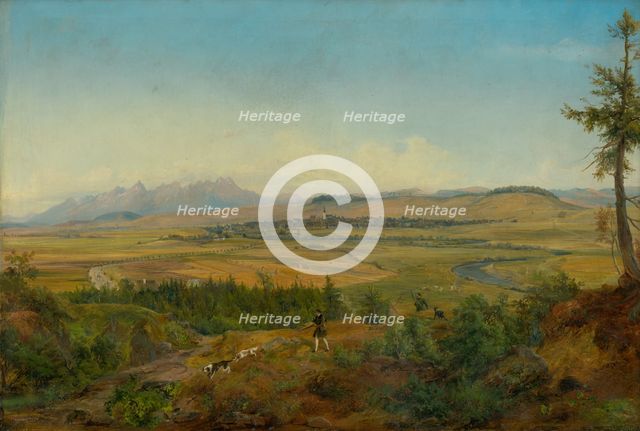 View of Spisská Nová Ves, 1860-1863. Creator: Karol Augustus Tibely.