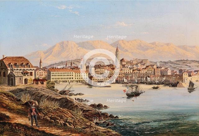 View of Split, 19th century. Creator: Unknown artist.
