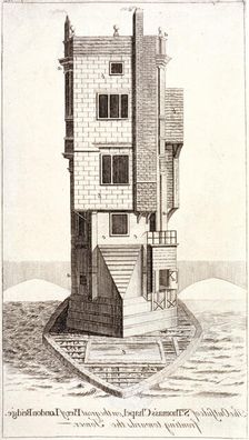 View of St Thomas Chapel, London Bridge, London, c1750. Artist: Anon